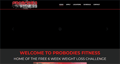 Desktop Screenshot of probodiesfitness.com